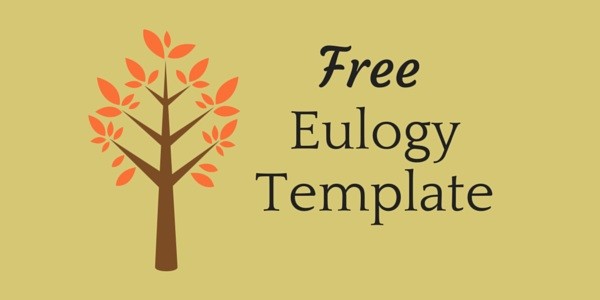 Free eulogy funeral speech template